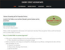 Tablet Screenshot of cherrystreetaccountants.com